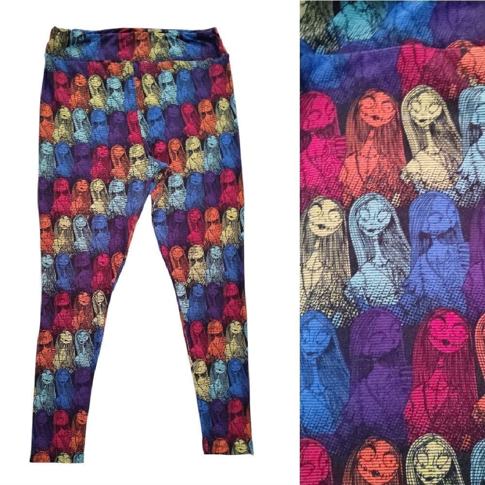 The Nightmare Before Christmas LuLaRoe‎ Sally Print Leggings Plus TC2